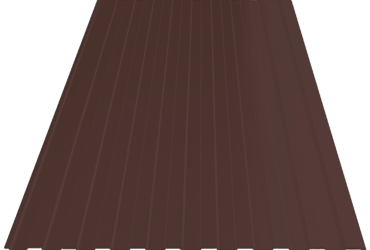 Профнастил заборный С-8 МАТОВЫЙ Шоколадного ЦВЕТА (RAL 8017)